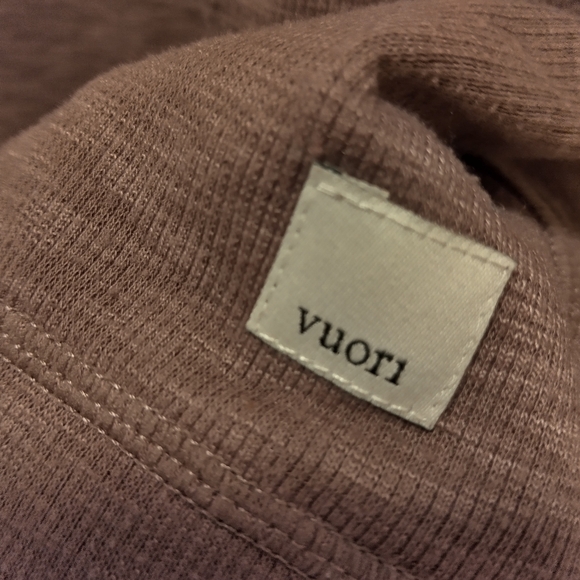 Vuori Light Plum Knit Top - Picture 2 of 3